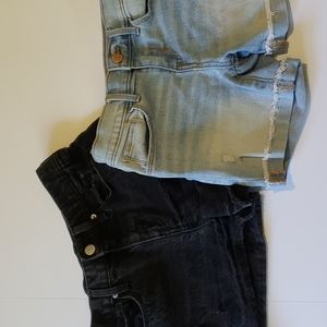 Old Navy high waisted distressed shorts